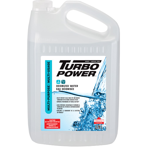 Turbo Power Multi-Purpose Deionized Water, Jug NTL Industrial