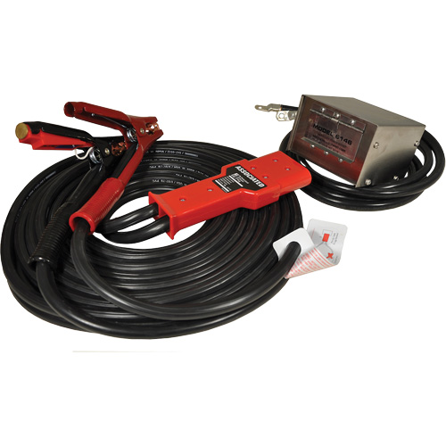 Heavy-Duty Tangle-Free Plug-In Booster Cable, 1 AWG, 800 A, 25' Cable NTL Industrial