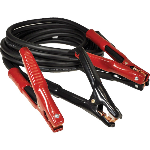 Super Heavy-Duty Booster Cable with Flexi-Spring Strain, 1/0 AWG, 800 A, 15' Cable NTL Industrial