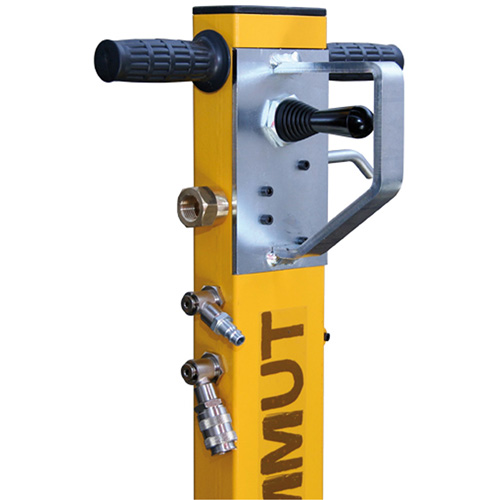 Cric Mammut &agrave; 3 &eacute;tapes, 88 tonnes, Air comprim&eacute;/hydraulique NTL Industrial