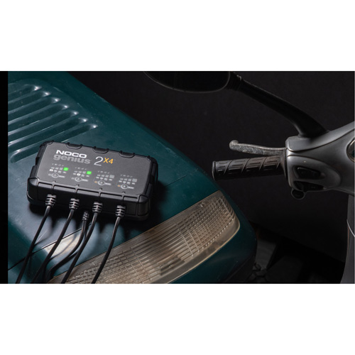 Genius&reg; 2X4 4-Bank, 8-Amp Battery Charger NTL Industrial