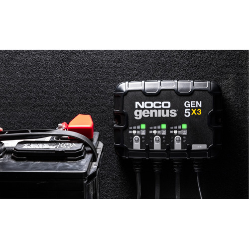 Genius&reg; Gen5X3 3-Bank, 15-Amp On-Board Battery Charger NTL Industrial