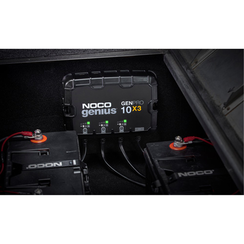 Genius&reg; GenPro10X3 3-Bank, 30-Amp On-Board Battery Charger NTL Industrial
