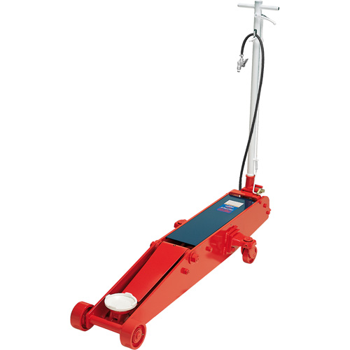 Floor Jack, 10 Ton(s) Capacity, 6-1/8" Lowered, 27-1/4" Raised, Air Hydraulic NTL Industrial