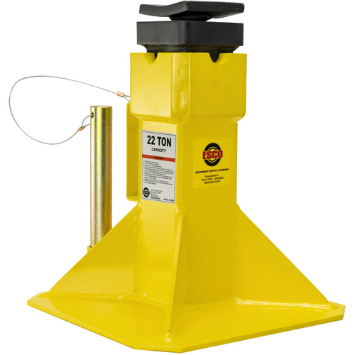 Crics avec sellette du dessus r&eacute;glable &agrave; vis, Tige verrouillable, 15-1/2" - 20-1/2" h NTL Industrial