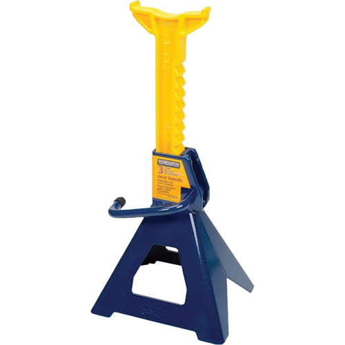 Jack Stand, Locking Handle/Ratchet, 3 tons Capacity, 19" H NTL Industrial