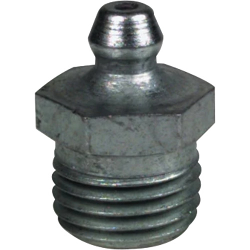 Straight Extra-Short Grease Fitting, Steel, 0.25 NPT Thread NTL Industrial