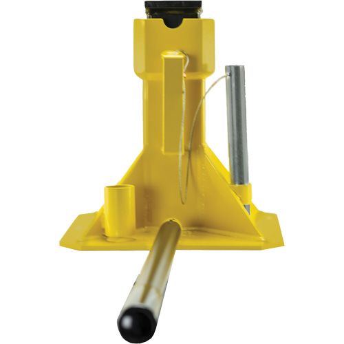 EZ-Wheel Jack Stand, Locking Pin, 22 Tons Capacity, 13-1/2" - 20" H NTL Industrial