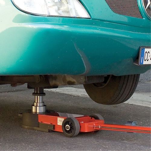 Cric &agrave; 3 &eacute;tapes, 17 tonne(s)/33 tonnes/66 tonnes, Air comprim&eacute;/hydraulique NTL Industrial