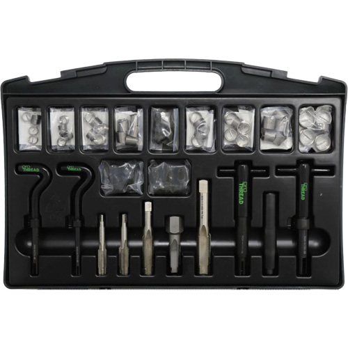 Ensemble d'atelier pour la r&eacute;paration des filetages de bougies d'allumage NTL Industrial