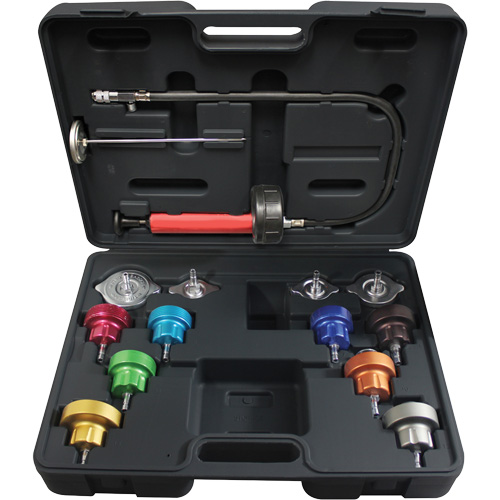 14-Piece Universal Cooling System Pressure Test Kit NTL Industrial