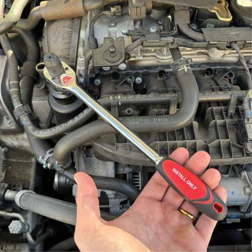 Torque Limiting Ratchet Wrench, 3/8" Drive, Cushion Grip Handle NTL Industrial