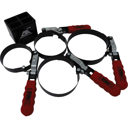 4 Pc. Oil Filter Wrench with Stand NTL Industrial
