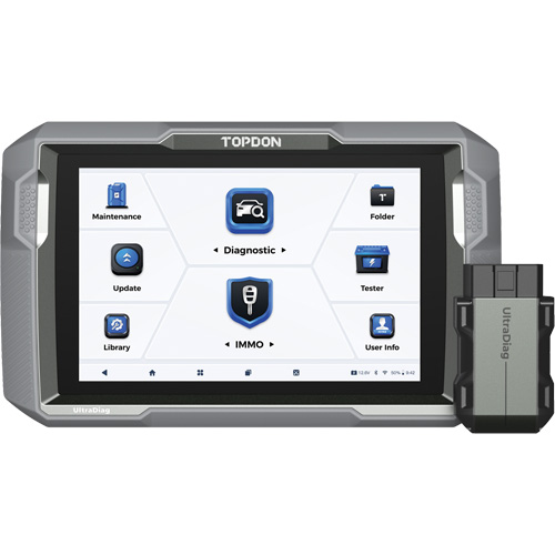 Outil de diagnostic et programmation des cl&eacute;s UltraDiag 8" avec commandes bidirectionnelles NTL Industrial