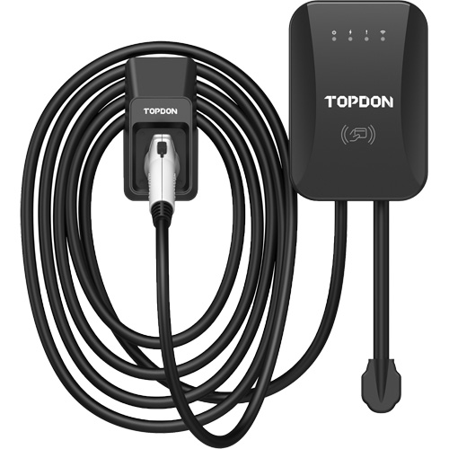 Chargeur r&eacute;sidentiel PulseQ AC pour VE avec mode identification par radiofr&eacute;quence (RFID), 40 A, Niveau 2 CA, Connecteur Type 1 (SAE J1772) NTL Industrial