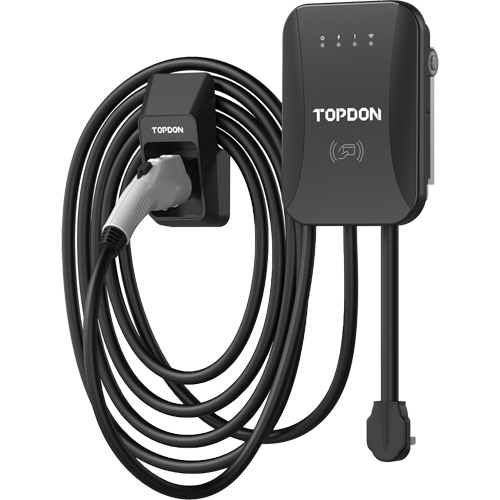 Chargeur r&eacute;sidentiel PulseQ AC pour VE avec mode identification par radiofr&eacute;quence (RFID), 40 A, Niveau 2 CA, Connecteur Type 1 (SAE J1772) NTL Industrial