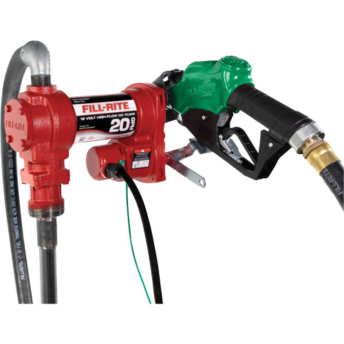 Pompe de transfert de carburant 12 V avec pistolet NTL Industrial