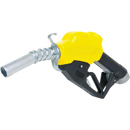 Yellow Ultra High-Flow Automatic Diesel Spout Nozzle NTL Industrial