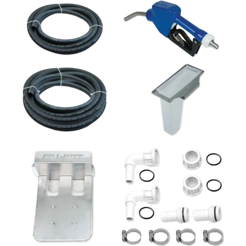 Pompe de transfert de fluide d'&eacute;chappement diesel (DEF) 115 V CA avec support pour cuve GRV et pistolet NTL Industrial