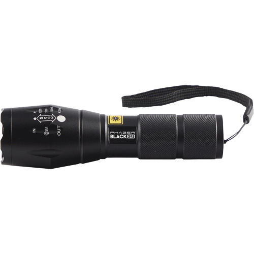 UView&reg; Phazer BLACK 395 Rechargeable UV Leak Detection Light NTL Industrial