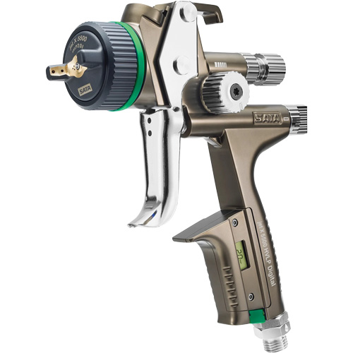 Pistolet de peinture de premi&egrave;re qualit&eacute; pour peinture automobile avec psi num&eacute;rique X5500 HVLP 1,2 I RPS D, Entr&eacute;e d'air 1/4" NPT, 15,19 pi³/min, Capacit&eacute; 0,6 L/0,9 L, 0,17 psi NTL Industrial