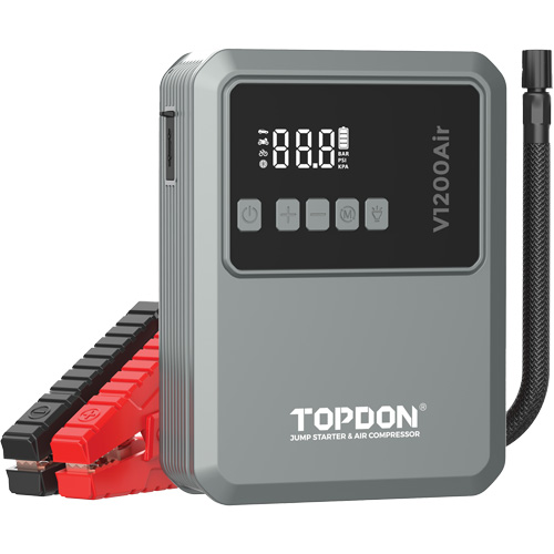 V1200Air 2-in-1 1200 Peak Amp Jump Starter & Tire Inflator NTL Industrial