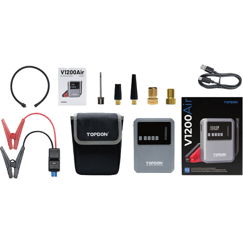 V1200Air 2-in-1 1200 Peak Amp Jump Starter & Tire Inflator NTL Industrial