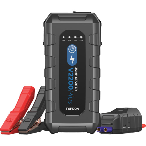 V2200Plus 2-en-1: d&eacute;marreur de secours 2200 A de pointe, testeur de batterie et de syst&egrave;me NTL Industrial