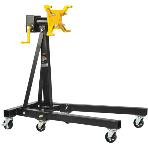 1250 lbs. Rotating Head & Folding Engine Stand, 42-3/4" H NTL Industrial