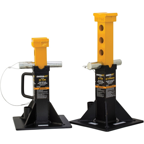 Chandelle robuste, Tige verrouillable, Capacit&eacute; de 22 tonnes, 12-1/4" - 19-7/8" h NTL Industrial