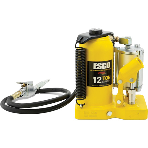 Cric-bouteille de s&eacute;rie Pro, 12 tonne(s), Air comprim&eacute;/hydraulique, 18-1/2" Hauteur &eacute;lev&eacute;e NTL Industrial
