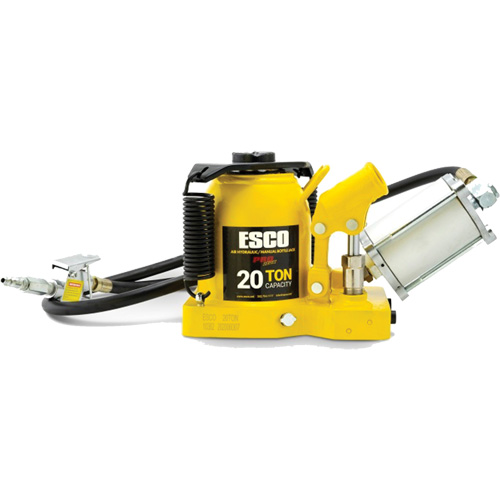 Pro Series “Shorty” Bottle Jack, 20 Ton(s), Air Hydraulic, 12-5/8" Raised Height NTL Industrial