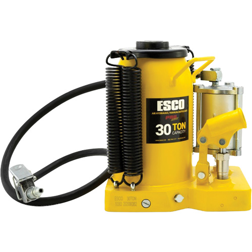 Cric-bouteille de s&eacute;rie Pro, 30 tonnes, Air comprim&eacute;/hydraulique, 20" Hauteur &eacute;lev&eacute;e NTL Industrial