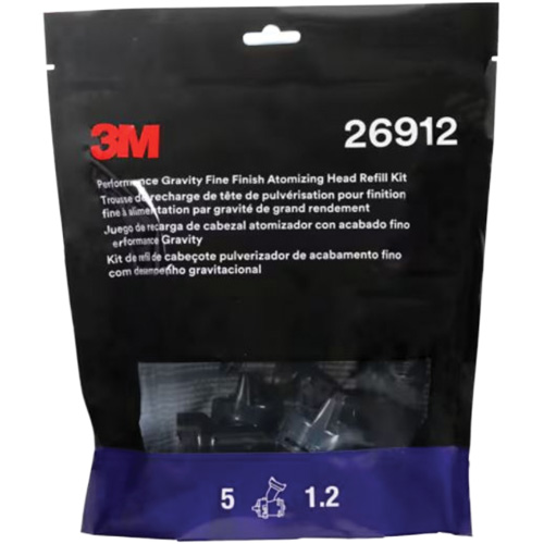 Performance Gravity Fine Finish Atomizing Head - Blue NTL Industrial