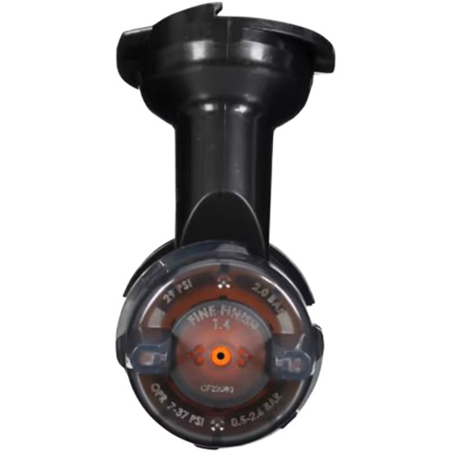 T&ecirc;te fine d'atomiseur de finition &agrave; gravit&eacute; Performance - Orange NTL Industrial