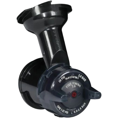 Performance Gravity Fine Finish Atomizing Head - Red NTL Industrial