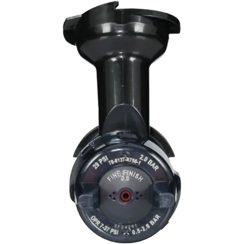 Performance Gravity Fine Finish Atomizing Head - Red NTL Industrial