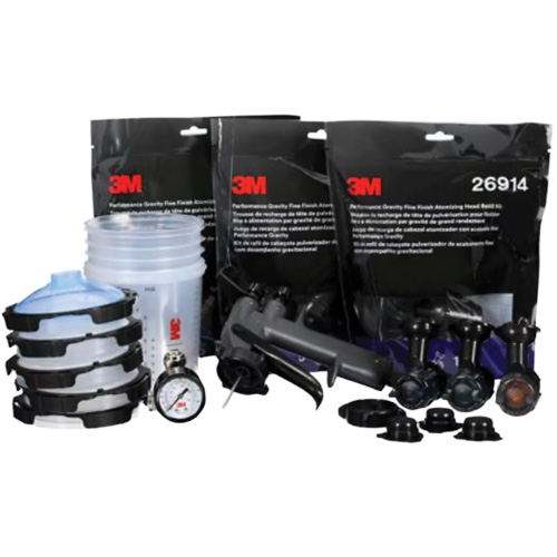 Syst&egrave;me de pistolet pulv&eacute;risateur Performance pour finition fine avec godets PPS, 13 pi³/min, 29 psi NTL Industrial