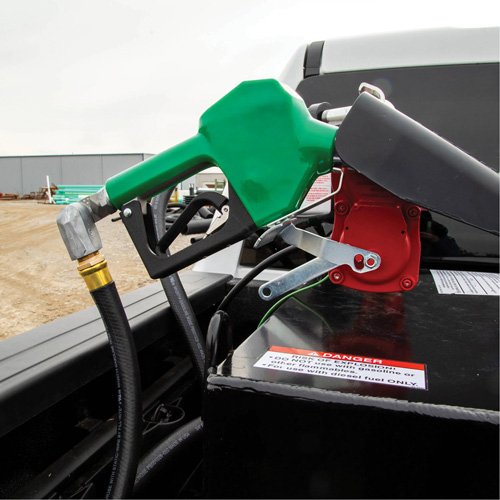 Green Automatic Gasoline Spout Nozzle NTL Industrial