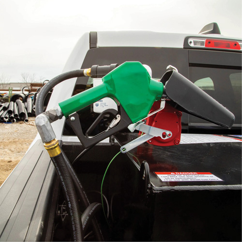 Green Automatic Gasoline Spout Nozzle NTL Industrial