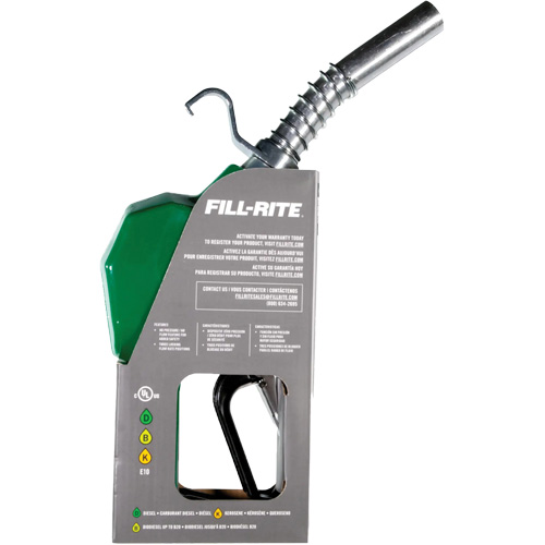 Green Automatic Gasoline Spout Nozzle NTL Industrial