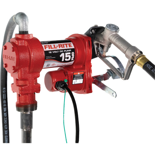 12V DC Fuel Transfer Pump with Nozzle NTL Industrial
