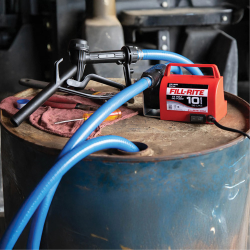 Pompe de transfert de carburant 12 V CC avec pistolet NTL Industrial