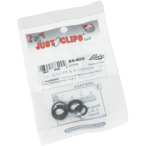 Jeu de clips et joints toriques de 1/2 po NTL Industrial