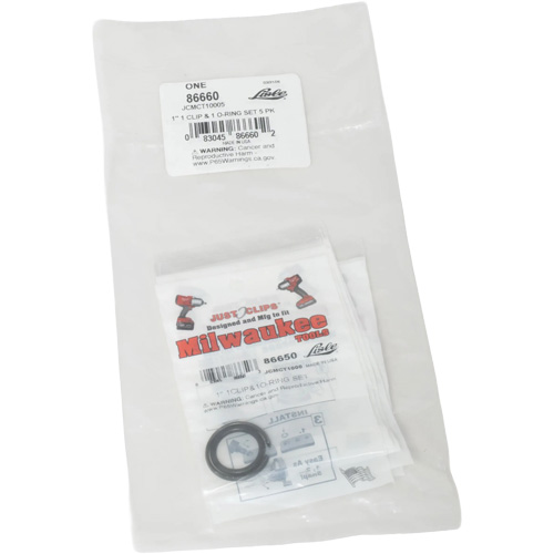 1" Clips & O-Rings Set for Milwaukee - Bulk NTL Industrial