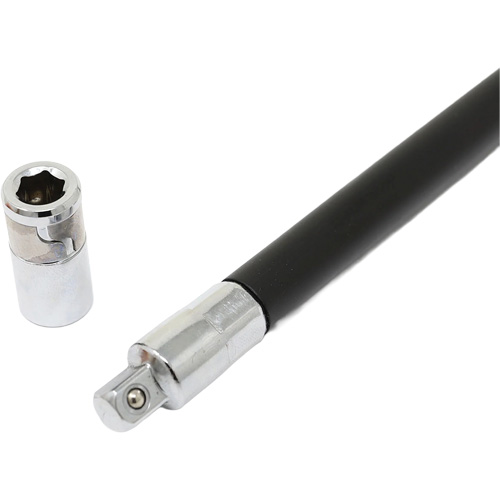Tournevis flexible extra-long avec adaptateur carr&eacute; 1/4" x hexagonal 1/4" NTL Industrial