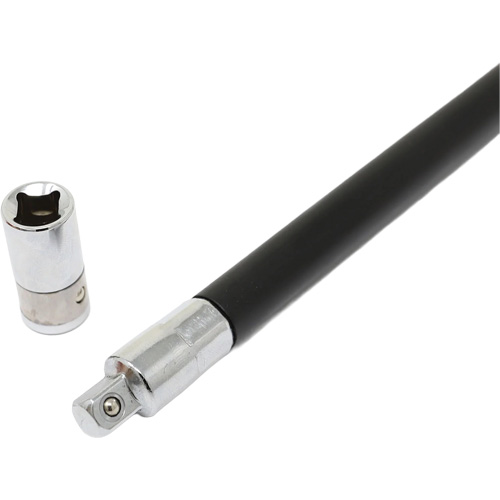 Tournevis flexible extra-long avec adaptateur carr&eacute; 1/4" x hexagonal 1/4" NTL Industrial