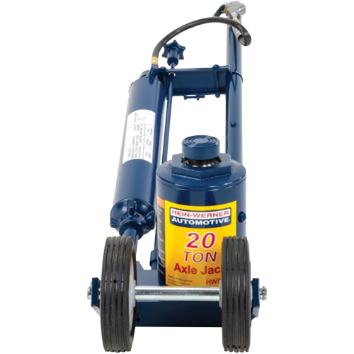 Air-Actuated Truck Jack, 20 Ton(s) Capacity, 9-1/2" Lowered, 17-1/2" Raised, Air Hydraulic NTL Industrial