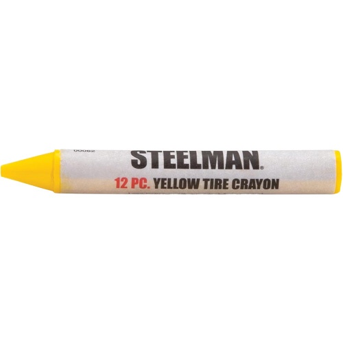 Semi-Permanent Yellow Tire Marking Crayons NTL Industrial