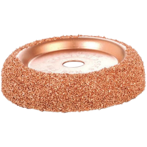 Roue de tamponnage et d'abrasion en carbure de tungst&egrave;ne pour tampon de pneu &agrave; basse vitesse, Diam&egrave;tre 2-3/5", 4,5" lo, 4" la, Hauteur 1,1" NTL Industrial